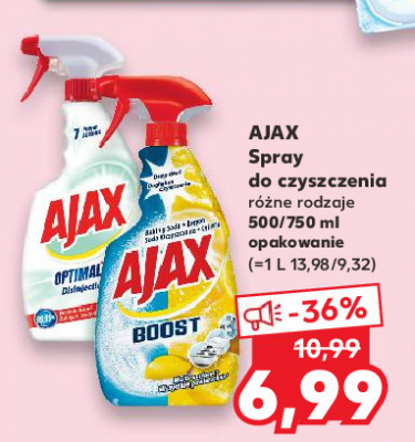 Płyn do szyb actions Ajax optimal 7 Ajax . promocja
