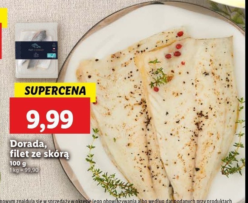 Dorada filet bez sk贸ry promocja