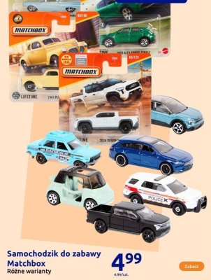 Samochodzik do zabawy Matchbox Różne warianty promocja w Action