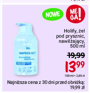 Żel pod prysznic nawilżający Holify promocja