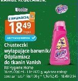 Chusteczki wypłukujące barwnik/plamy do tkanin Vanish promocja w Leclerc