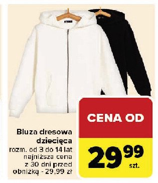 Bluza dresowa dziecięca 3-14 lat promocja