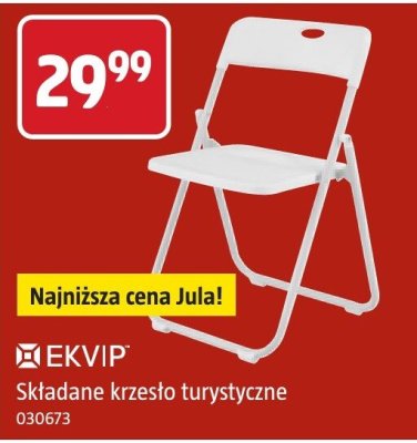 Składane krzesło turystyczne EKVIP promocja w Jula