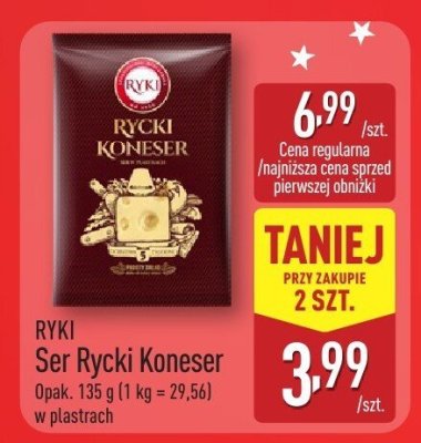 Ser Rycki Koneser promocja w Aldi