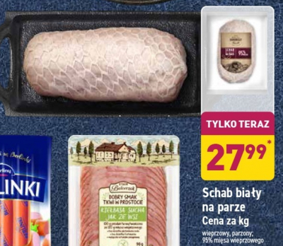Schab biały na parze promocja