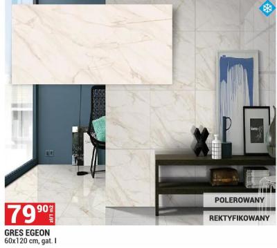 Płytki GRES EGEON 60x120 cm promocja w Merkury Market
