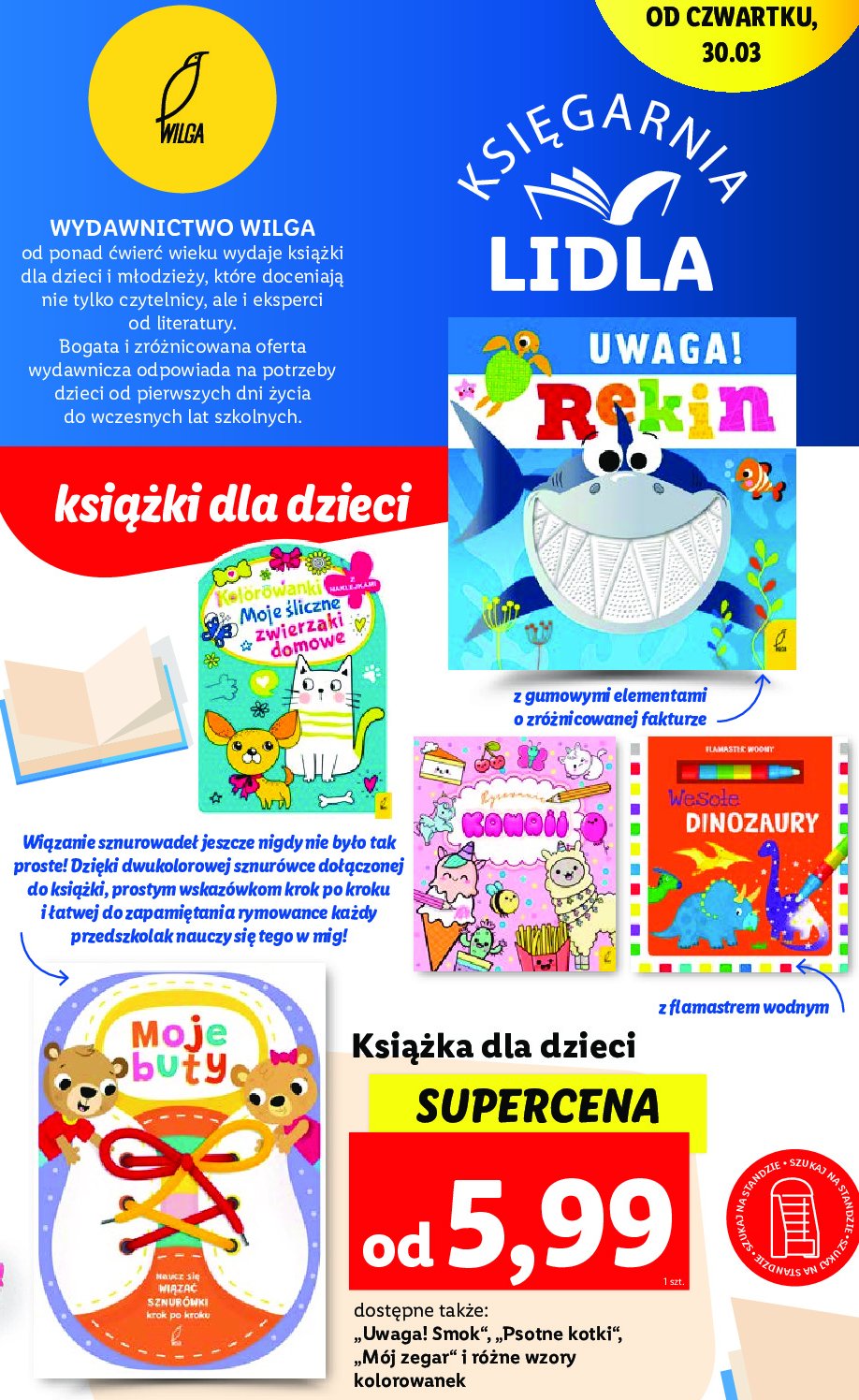 Flamaster wodny weso艂e dinozaury promocja