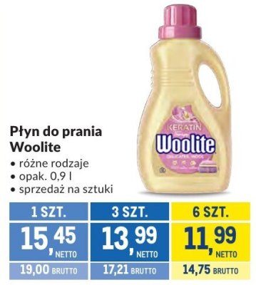 Płyn do prania Woolite różne rodzaje promocja w Makro