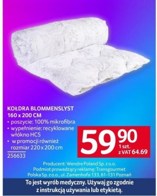 Kołdra promocja w Selgros