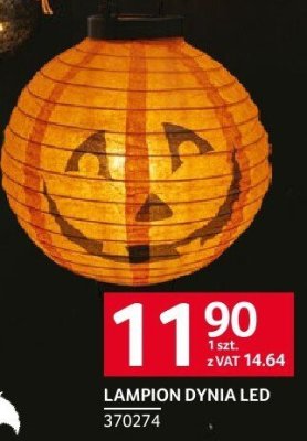 Lampion dynia LED Selgros promocja w Selgros
