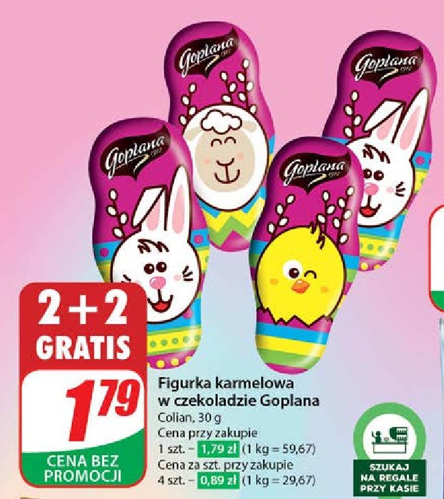 Figurka baranek Goplana promocja