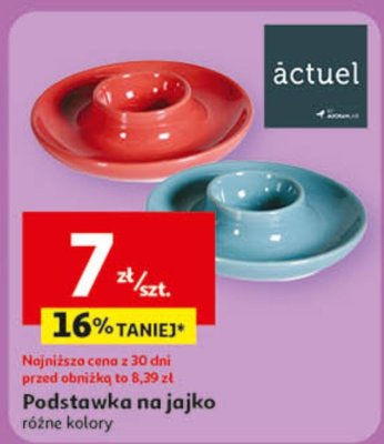 Podstawka na jajko różne kolory Actuel promocja w Auchan