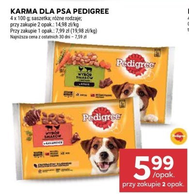 Karma dla psa Pedigree promocja w Stokrotka
