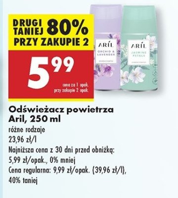 Od艣wia偶acz powietrza jasmine petals Aril promocja
