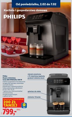 Philips Ekspres ciśnieniowy Series 800 EP0824/00 1500 W promocja w Lidl