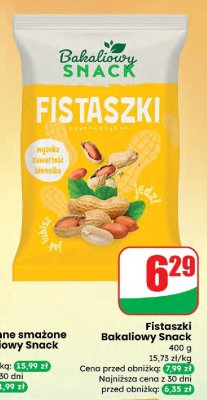 Fistaszki Bakaliowy Snack promocja w Dino