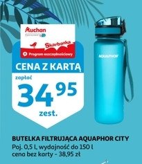 Butelka filtruj膮ca city 500 ml niebieska Aquaphor promocja