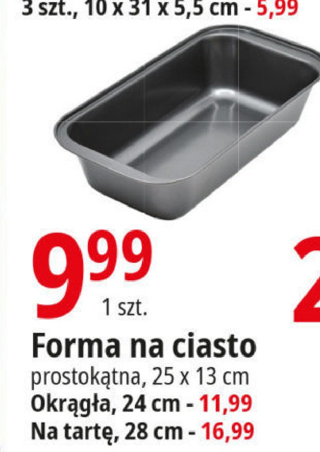 Forma do pieczenia okr膮g艂a 24 cm promocja