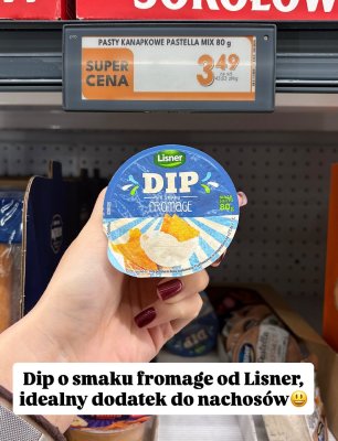 Dip o smaku fromage  promocja w Biedronka