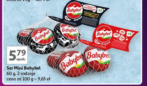 Ser mini proteinowy BABYBEL promocja w Auchan