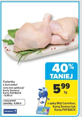 Ćwiartka z kurczaka promocja w Carrefour