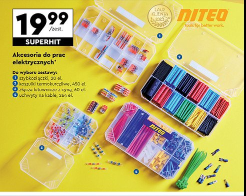 Złącza lutownicze z cyną Niteo tools promocja w Biedronka