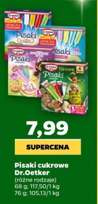 Pisaki cukrowe, różne rodzaje promocja w Netto