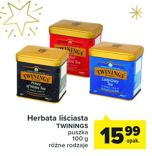 Herbata Twinings prince of wales promocja