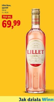 Aperitif Lillet Rose promocja w Lidl