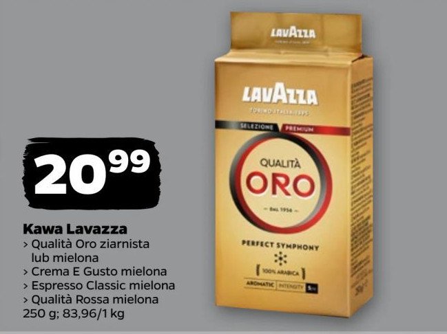 Kawa Lavazza promocja w Netto