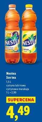 Ice tea Nestea promocja w Lidl