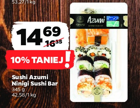 Sushi azumi ninigi promocja