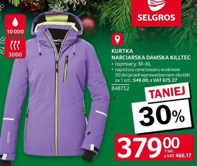 Kurtka narciarska damska Killtec promocja w Selgros