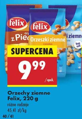 Orzeszki ziemne z miodem Felix promocja