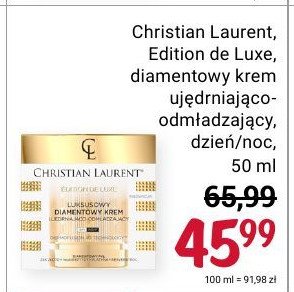 Luksusowy diamentowy krem do twarzy ujędrniająco-odmładzający na dzień i noc Christian laurent edition de luxe promocja