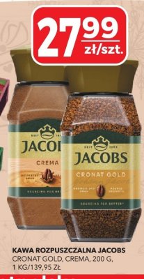Kawa rozpuszczalna Jacobs Cronat Gold, Crema promocja w Top Market
