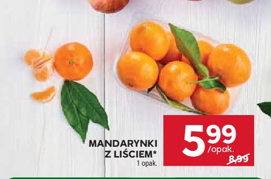 Mandarynki z liściem promocja w Stokrotka