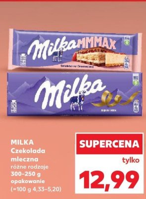 Czekolada mleczna 250-300 g, różne rodzaje promocja w Kaufland