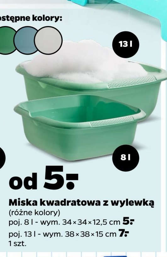 Miska kwadratowa 8 l Keeeper promocja