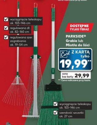 Miotła Parkside promocja