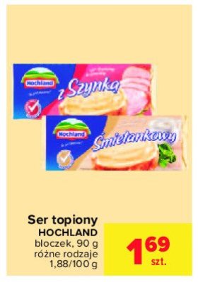 Ser topiony z szynką Hochland promocja