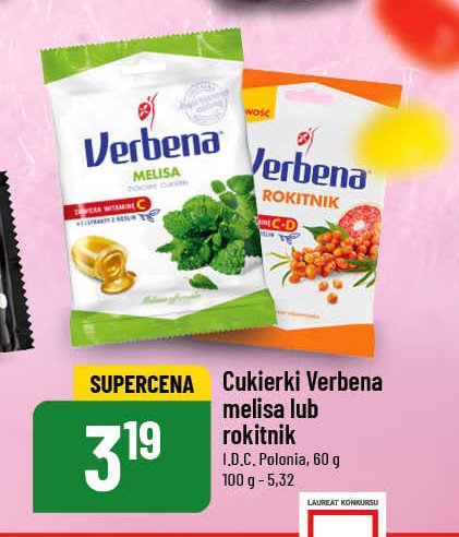 Cukierki rokitnik Verbena promocja