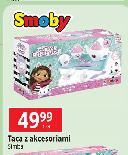 Taca z akcesoriami koci domek gabi Smoby promocja w Leclerc