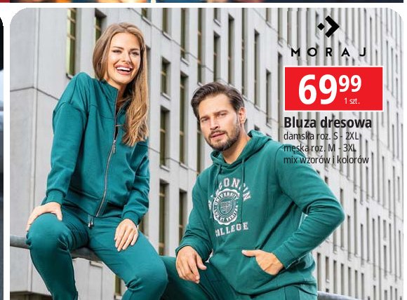 Bluza dresowa damska Moraj promocja