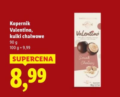 Pierniki Valentino kulki chałwowe promocja w Lidl