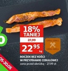 Boczek bez kości w przyprawie cebulowej promocja w SPAR