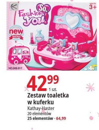 Toaletka w kuferku 25 el. Kathay-haster promocja
