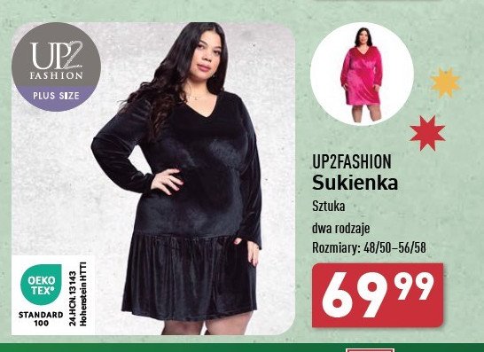 Sukienka dresowa damska 48/50-56/58 Up2fashion promocja w Aldi