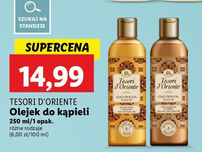 Olejek pod prysznic amla & sesame oil Tesori d'oriente promocja