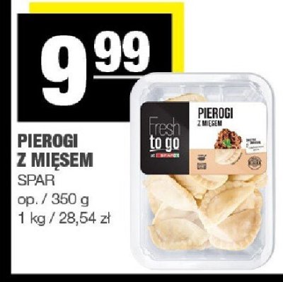 Pierogi z mięsem promocja w SPAR